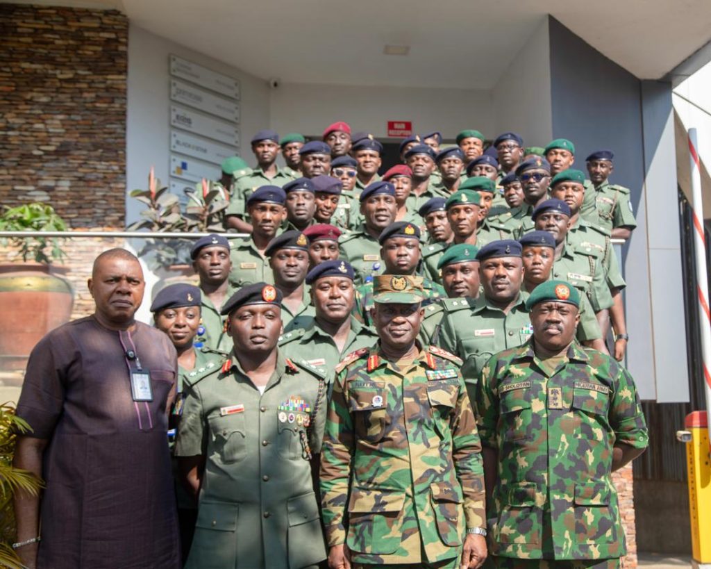 Students from the Nigerian Army College of Logistics and Management paid a study visit to the Ghana Boundary Commission