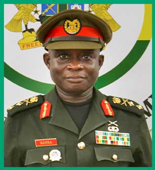 MAJOR GENERAL EMMANUEL W KOTIA