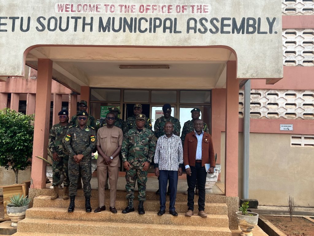 Commissioner General of the Ghana Boundary Commission Embarks on three-day working visit to Ketu North and South in the Volta Region