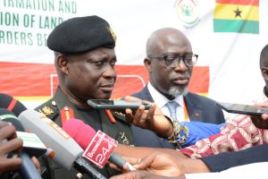 Implementation of the ITLOS Ruling on the Maritime Boundaries between Ghana and Côte d'Ivoire - 17 May 2023 kotia with press at grand bassam 23