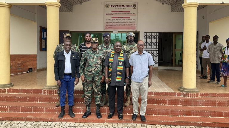 Ghana Boundary Commission Deepens Engagement In Volta Region To Strengthen International Boundary Governance - 25th July 2025 grp pic at ho west