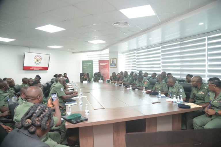 meeting in the boardroom nigerian army college