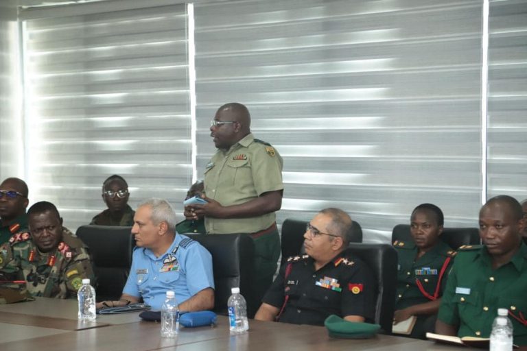 Tanzania People's Defence Forces Command and Staff College who paid a visit to the commission - 28th March 2024 q & a time with tanzania 24