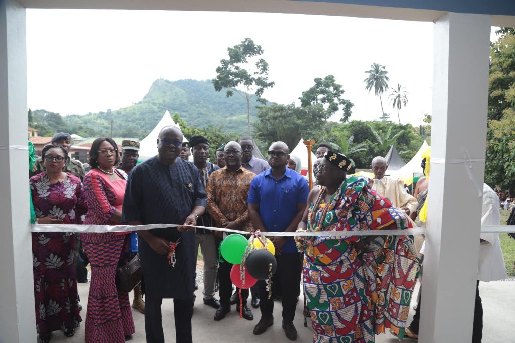 Commissioning Of Rehabilitated Health Centre At Leklebi-Kame By Ghana Boundary Commission – 8th August 2024 sod cutting for leklebi kami health centre 24