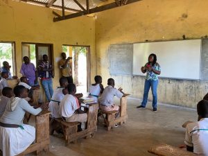 dir ppp with school children in saru sensitization 24