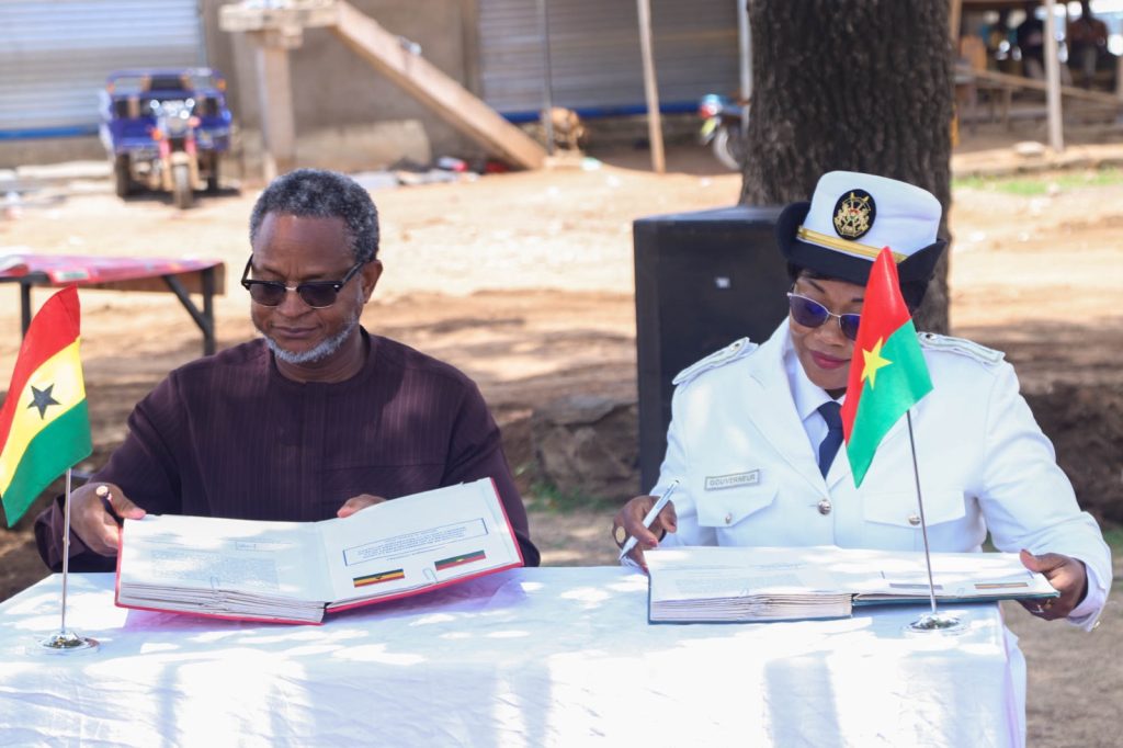 Ghana and Burkina Faso Conclude Week-Long Engagements With the Re-launch of the Common Land Boundary Reaffirmation gh bf common land boundary reaffirmation 26 bf and minister