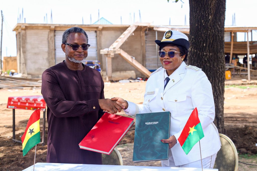 Ghana and Burkina Faso Conclude Week-Long Engagements With the Re-launch of the Common Land Boundary Reaffirmation gh bf common land boundary reaffirmation 26 bf and minister exchange