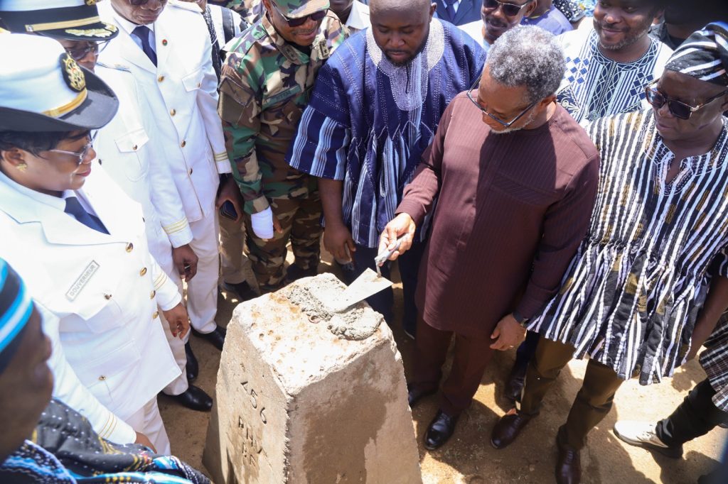 Ghana and Burkina Faso Conclude Week-Long Engagements With the Re-launch of the Common Land Boundary Reaffirmation gh bf common land boundary reaffirmation 26 minister at pillar