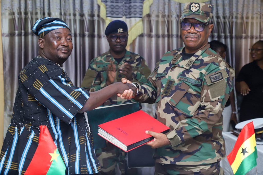 Ghana and Burkina Faso Conclude Week-Long Engagements With the Re-launch of the Common Land Boundary Reaffirmation gh bf common land boundary reaffirmation 26 presentation by cg