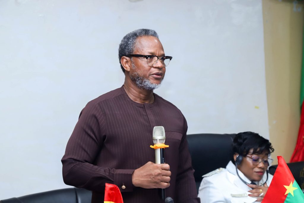Ghana and Burkina Faso Conclude Week-Long Engagements With the Re-launch of the Common Land Boundary Reaffirmation gh bf common land boundary reaffirmation 26 speaker