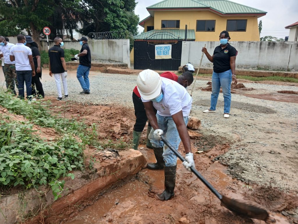 Ghana Boundary Commission Joins National Clean-up Exercise - 10th July 2026 whatsapp image 2026 07 10 at 5.14.00 pm